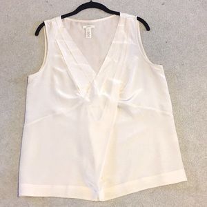 J. Crew Dusty Rose/light Taupe 100% Silk Blouse